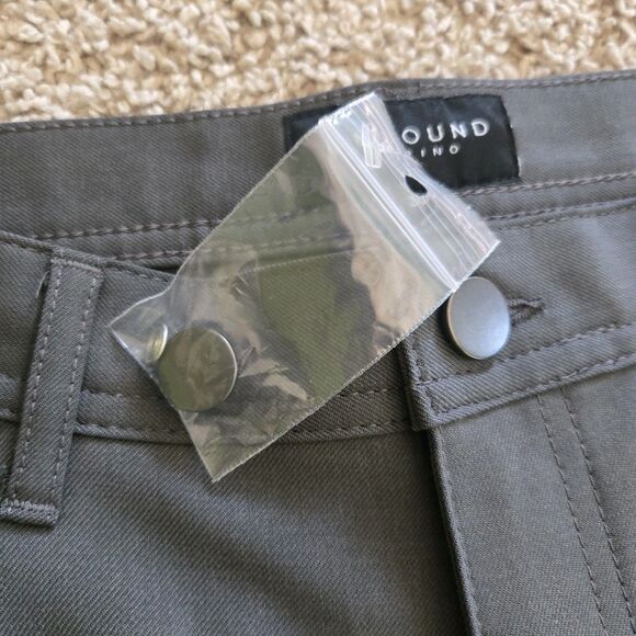 Unbound Merino Travel Pants Size 32 Gray 95% Merino Wool, Slim Fit, Hidden Zip - Picture 9 of 11